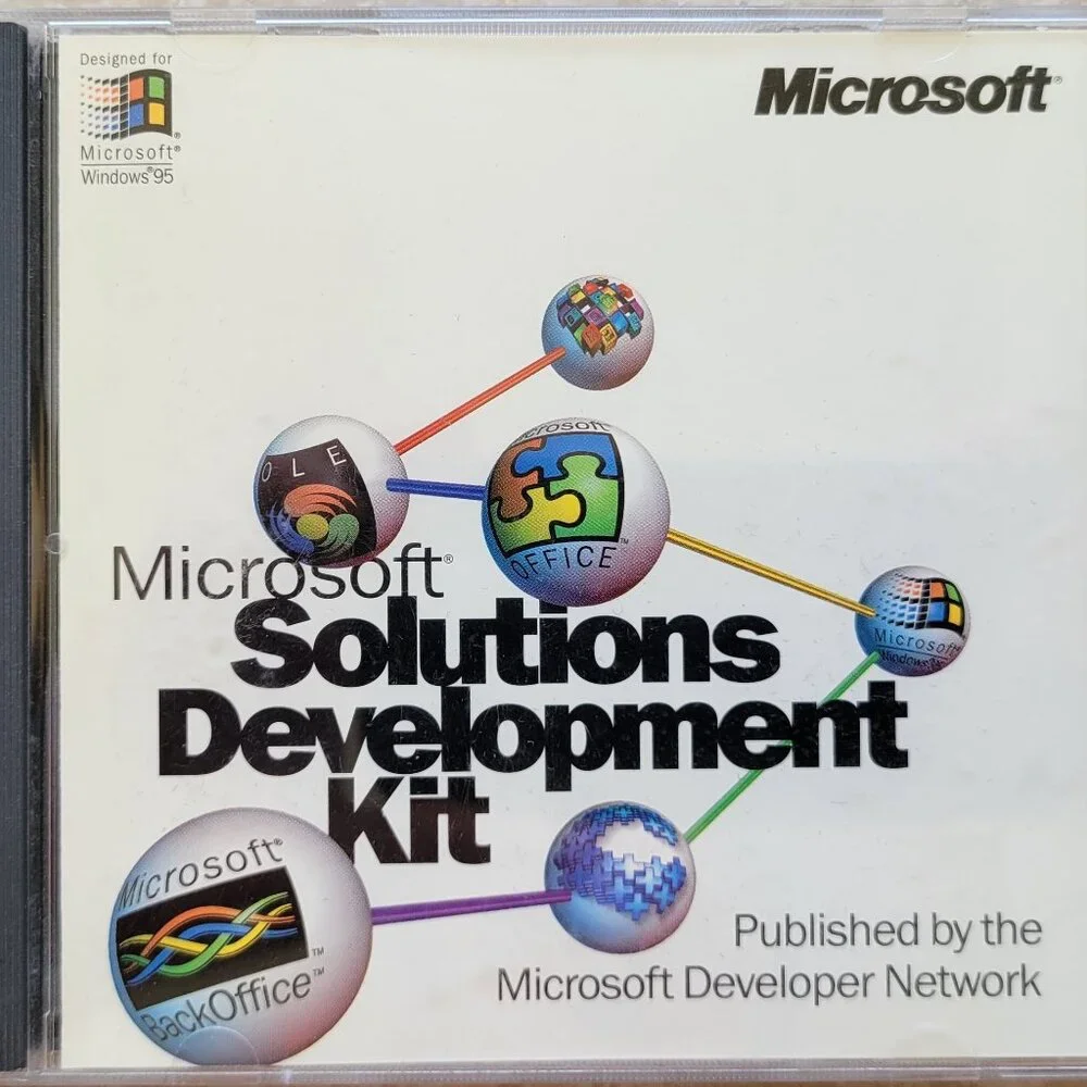 Vintage CD - Microsoft Solutions Development Kit Software